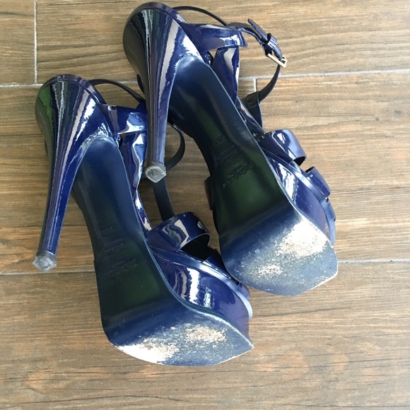 YSL Saint Laurent Tribute 105 - blue patent 6.5 - Picture 8 of 8